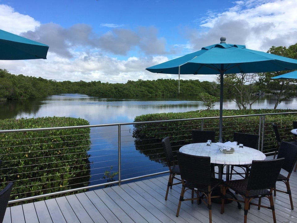 Bay house patio