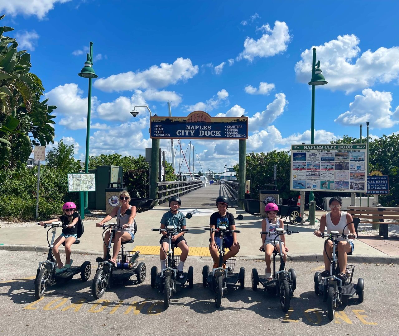 Trike tour naples city dock