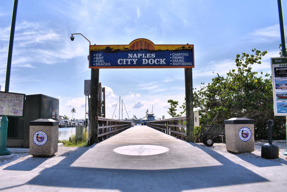 Naples city dock