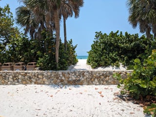 Via Miramar Beach Access Naples, FL entrance
