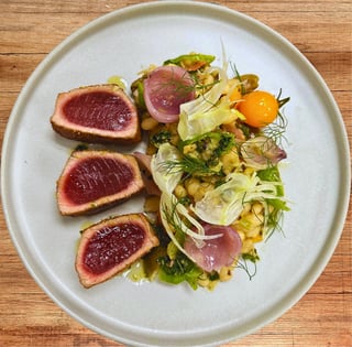Bicyclette cookshop ahi dish