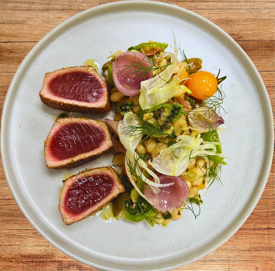 Bicyclette cookshop ahi dish