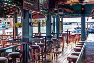 Riverwalk waterfront view