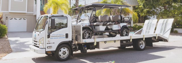 Zoom around golf cart rentals delivery