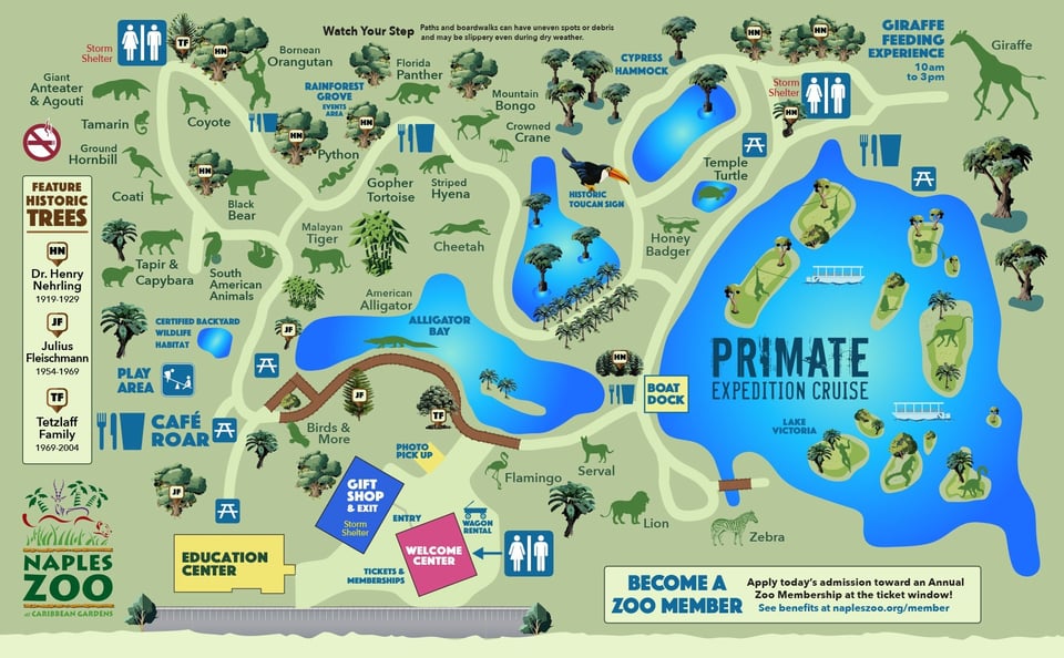 2024 naples zoo map