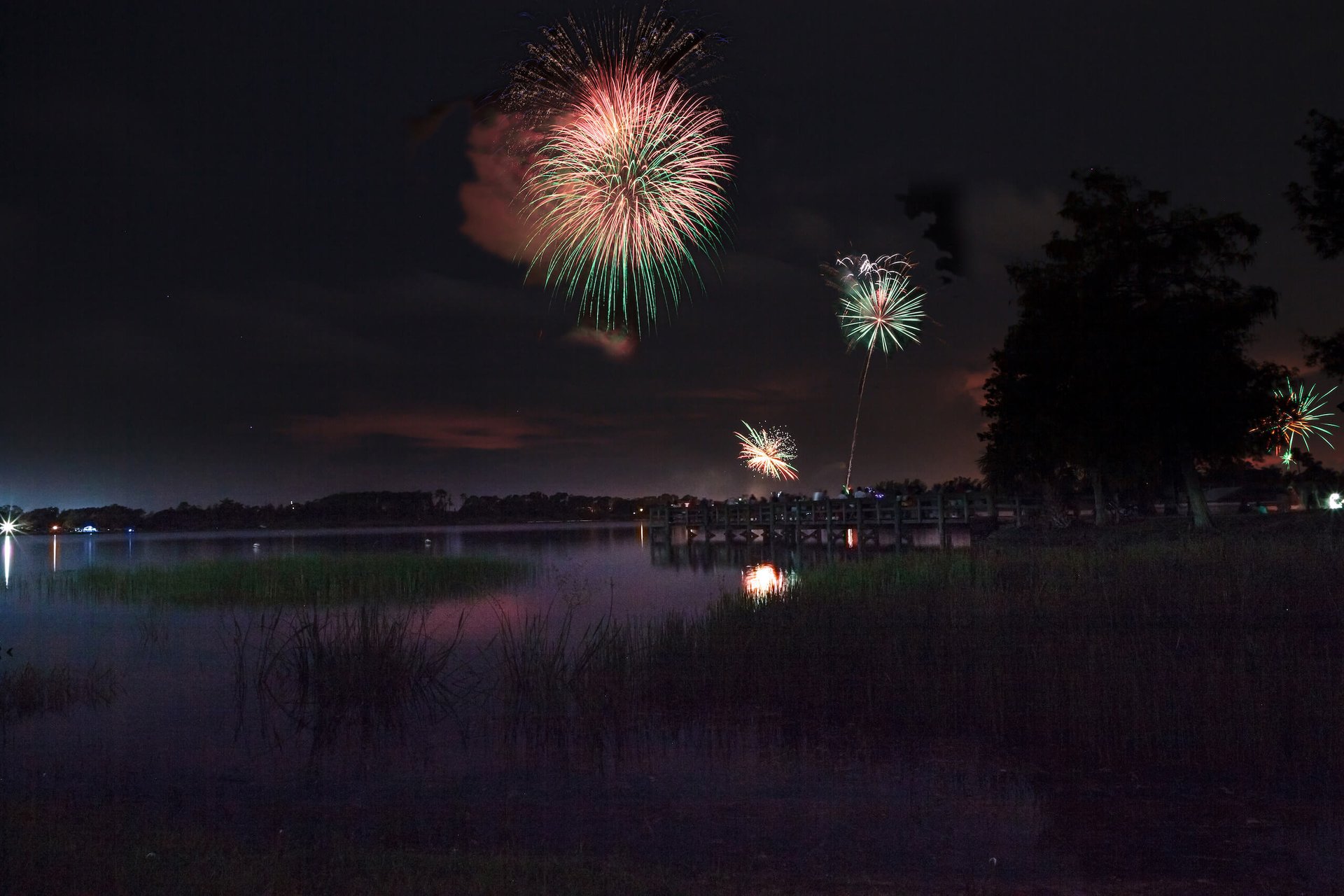 Naples 4th july fireworks