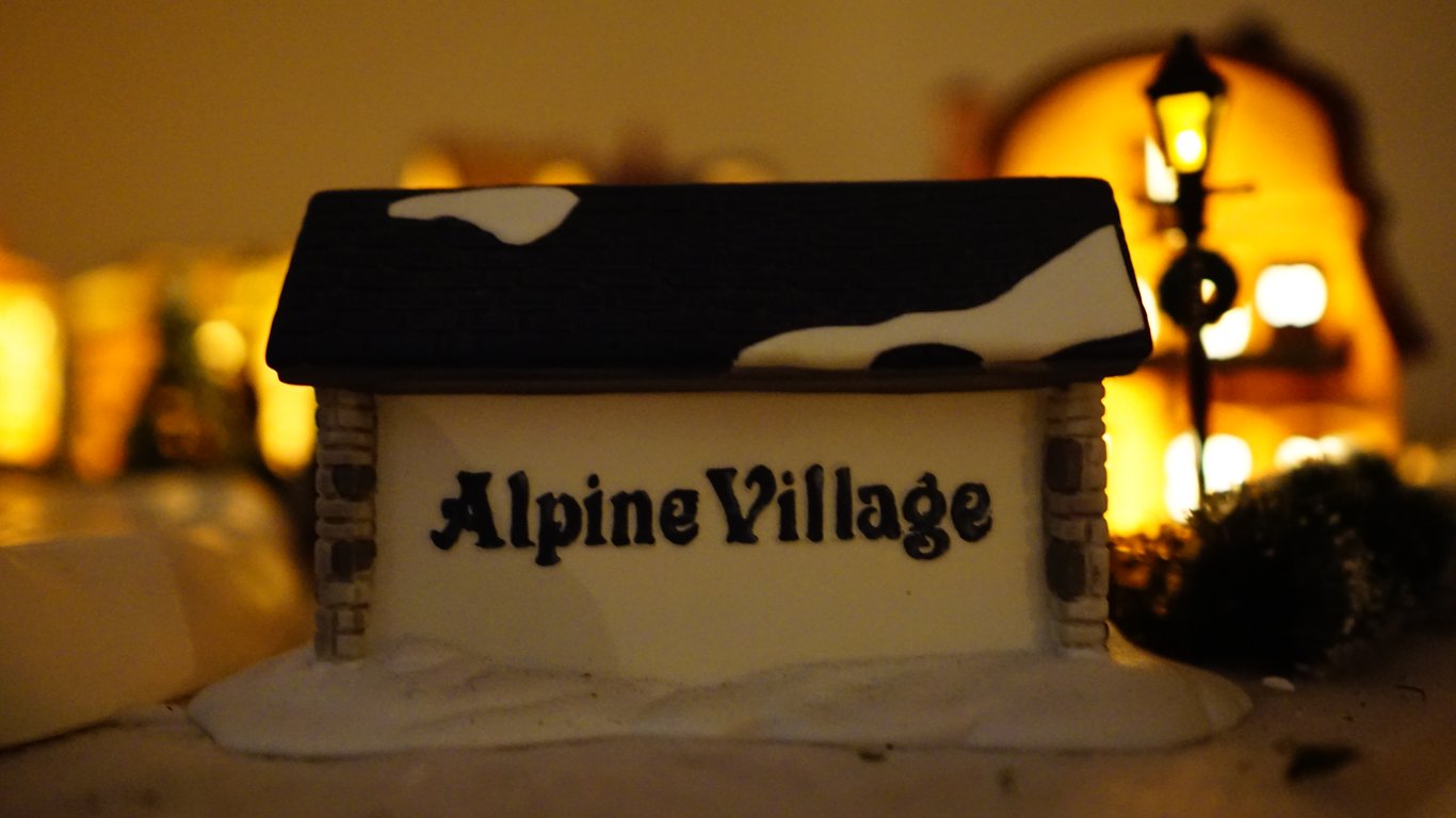 Alpine Village Sign