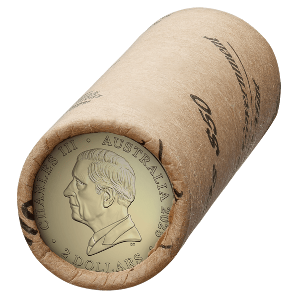 2025 $2 30th Anniversary of the Torres Strait Island Flag Coloured Coin Mint Roll