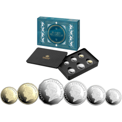 2024 HM King Charles III Effigy Proof Six Coin Year Set - AlBr / CuNi