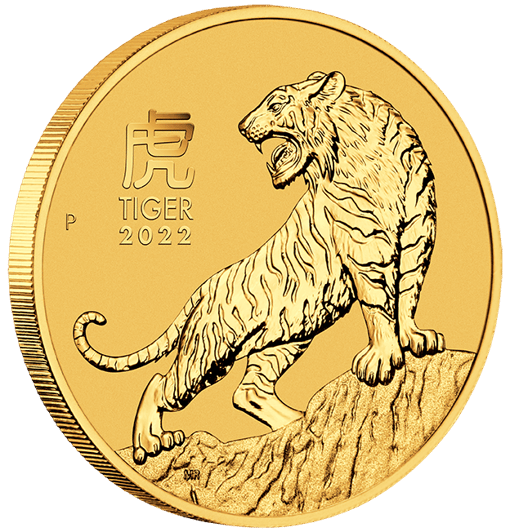 2022 year of the tiger 2oz. 9999 gold bullion coin – lunar series iii
