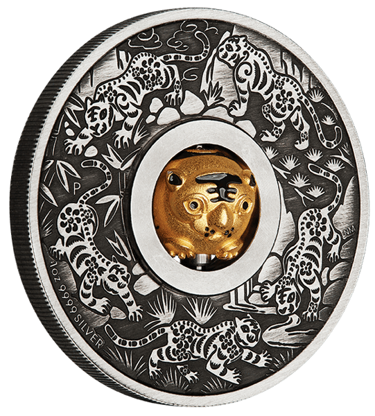 22I61AAA-2022-year-of-the-tiger-rotating-charm-1oz-9999-silver-antiqued-coin