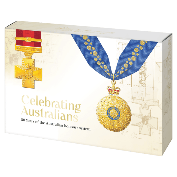 2025 50 Years of the Australian Honours System Six Coin Proof Year Set