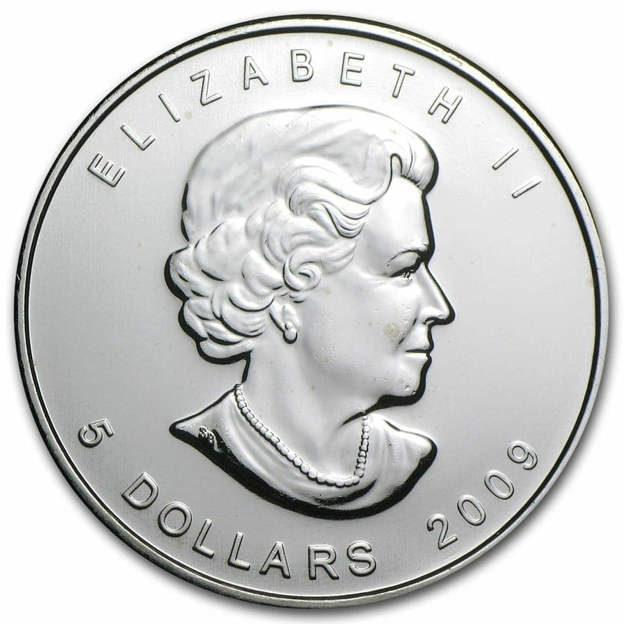 2009-maple-leaf-1oz-9999-silver-bullion-coin-royal-canadian-mint-2009-maple-leaf-1oz-9999-silver-bullion-coin-royal-canadian-mint