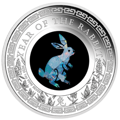2023 Opal Lunar Series – Year of the Rabbit 1oz Silver Proof Coin