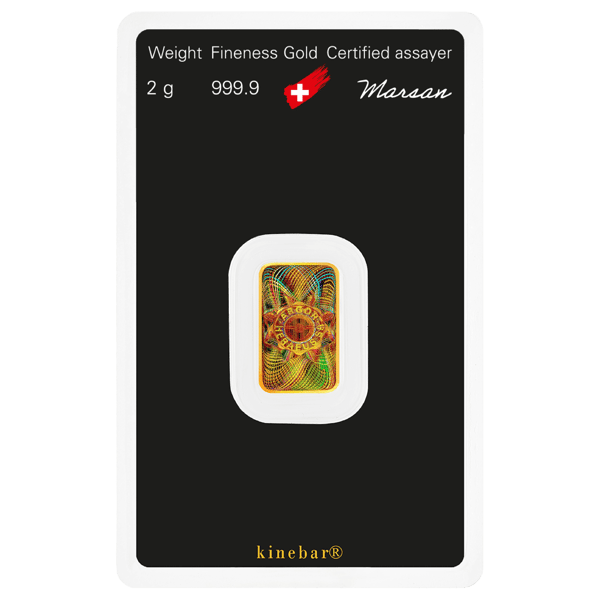 Argor Heraeus Kinebar 2g Gold Bar