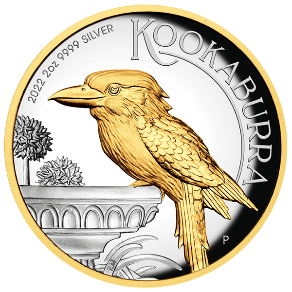 22322CCAA-2022-australian-kookaburra-2oz-9999-silver-proof-high-relief-gilded-coin
