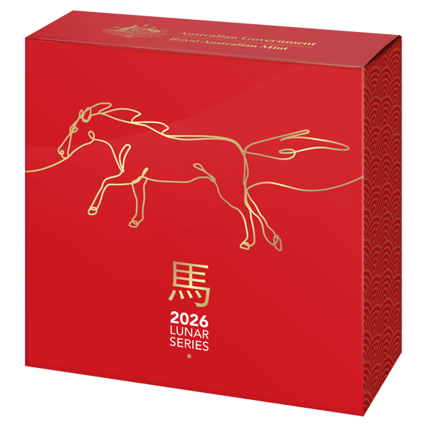 2026 Year of the Horse 1oz Silver Proof Domed Coin