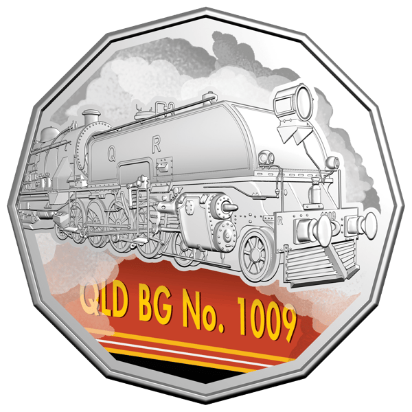 2025 Steam Giants Coloured Seven Coin Collection