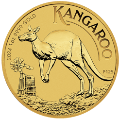 2024 Australian Kangaroo 1oz .9999 Gold Bullion Coin