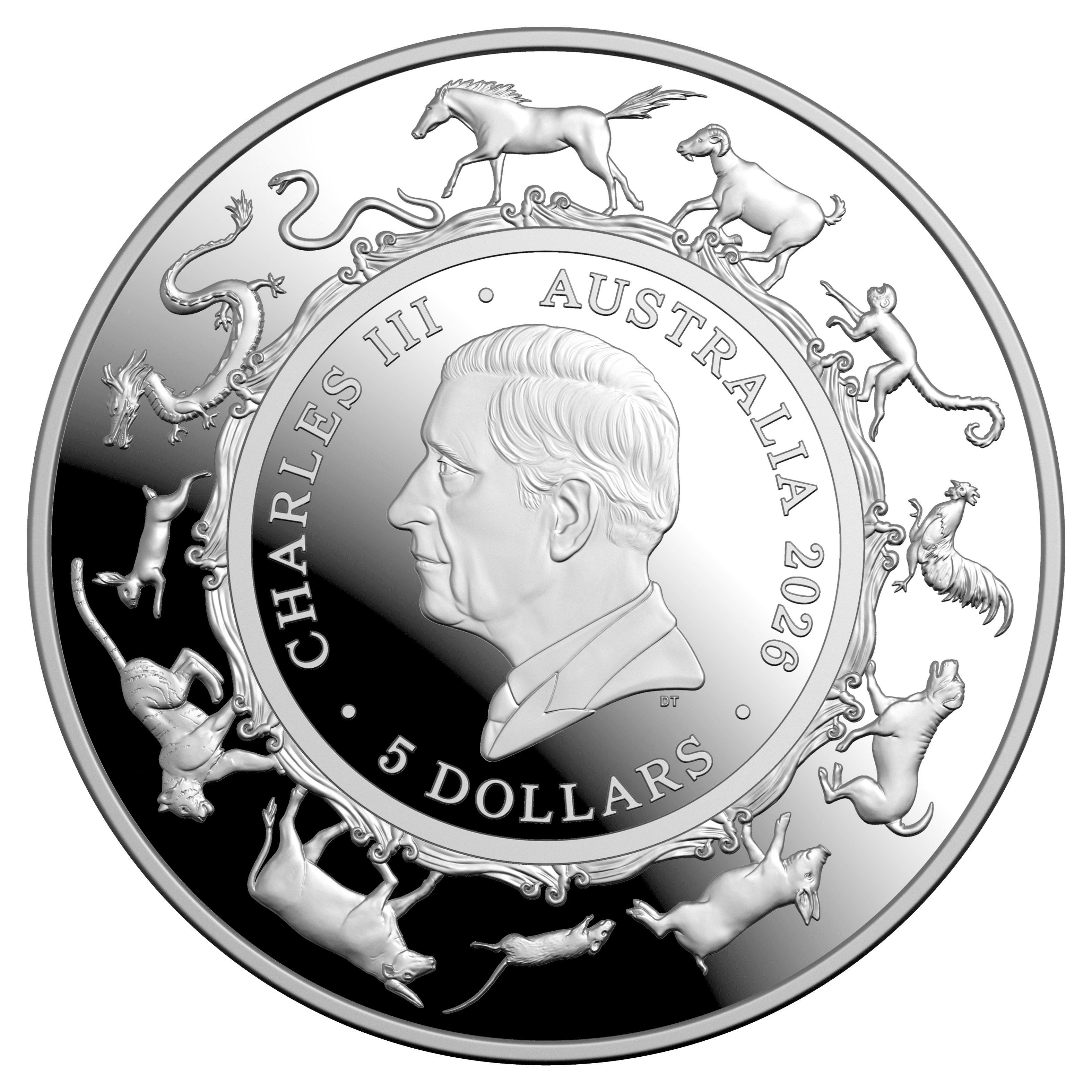2026 Year of the Horse 1oz Silver Proof Domed Coin