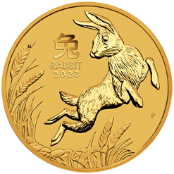 2023 Year of the Rabbit 1/20oz .9999 Gold Bullion Coin – Lunar Series III
