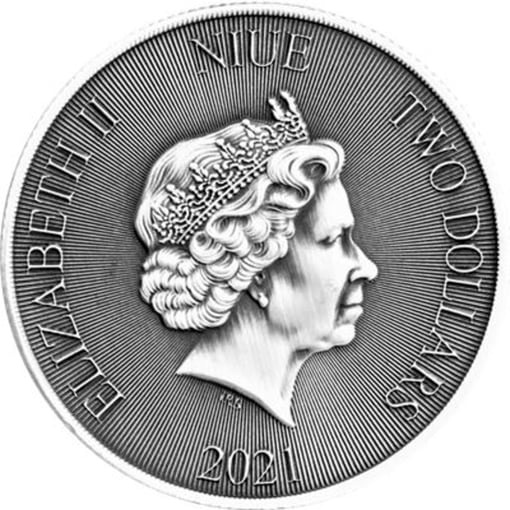 2021 robin hood 1oz. 999 silver antiqued bullion coin