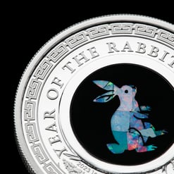 2023 opal lunar series – year of the rabbit 1oz silver proof coin