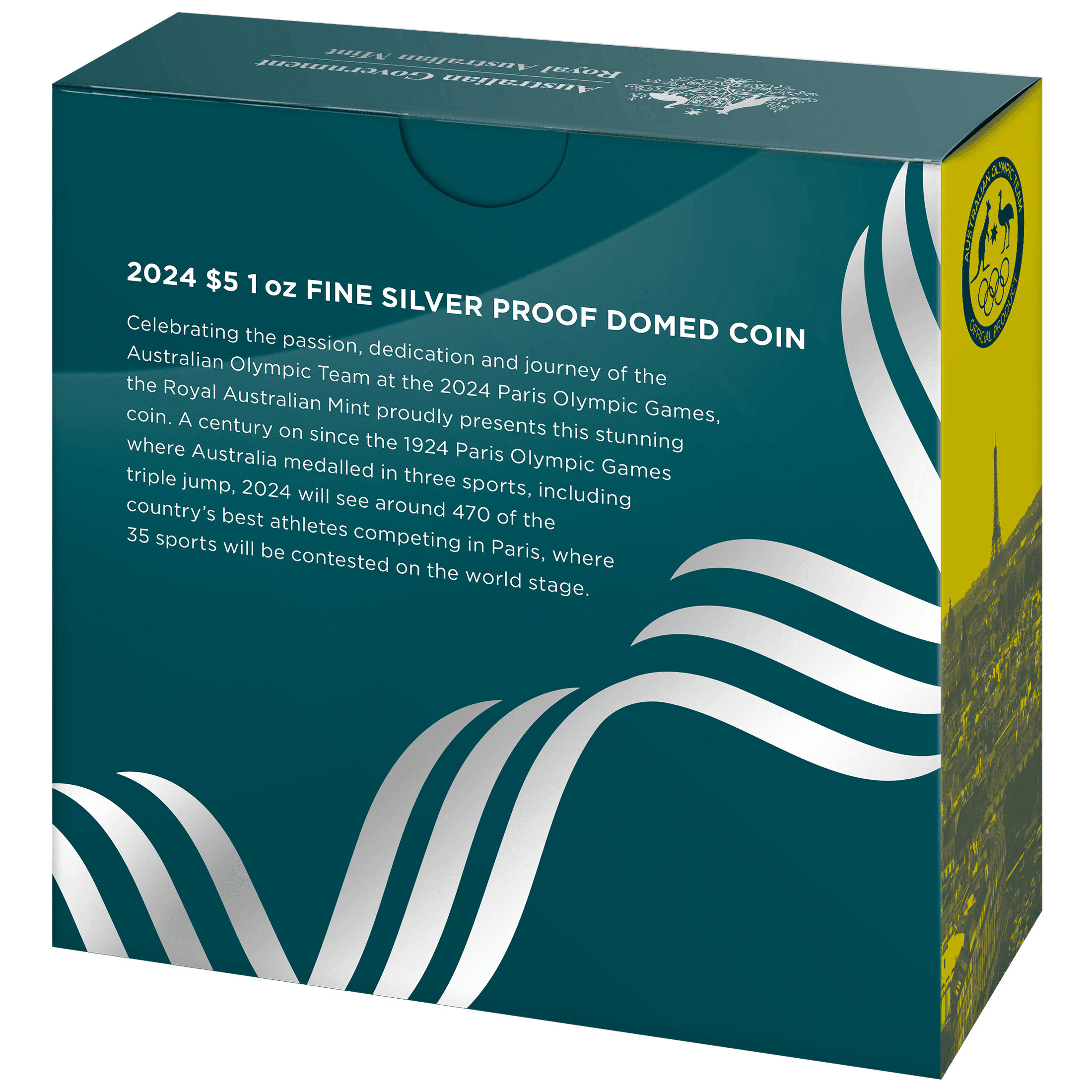 11556-2024-5-australian-olympic-team-1oz-silver-proof-domed-coin-2024-5-australian-olympic-team-1oz-silver-proof-domed-coin