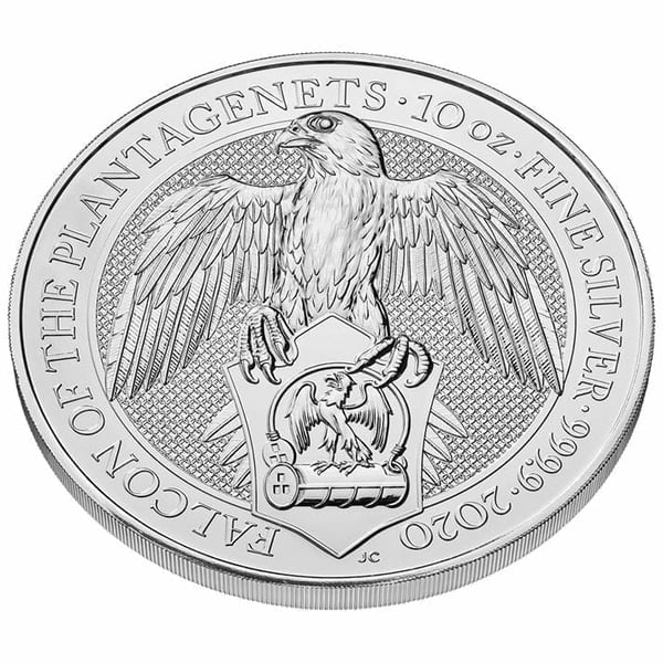 QBFalcon10ozS-2020-the-queens-beasts-the-falcon-of-the-plantagenets-10oz-9999-silver-bullion-coin