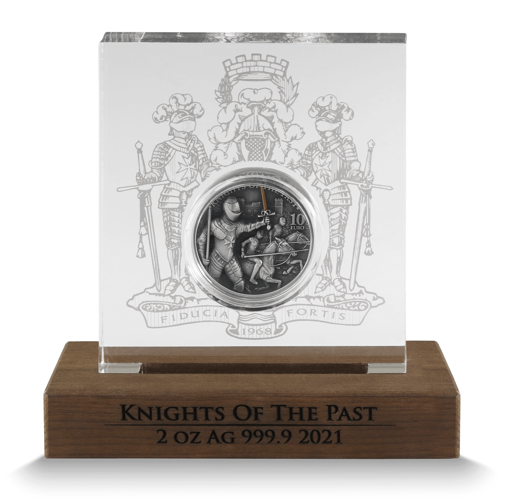21kotp2ozsac-2021-knights-of-the-past-2oz-antiqued-silver-coin-reverse-display-slant
