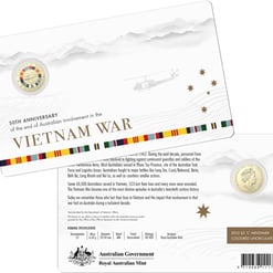 2023 $2 50th anniversary of the end of australia's involvement in the vietnam war uncirculated coin