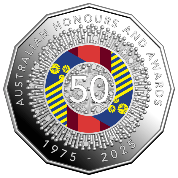 2025 50 Years of the Australian Honours System Six Coin Proof Year Set