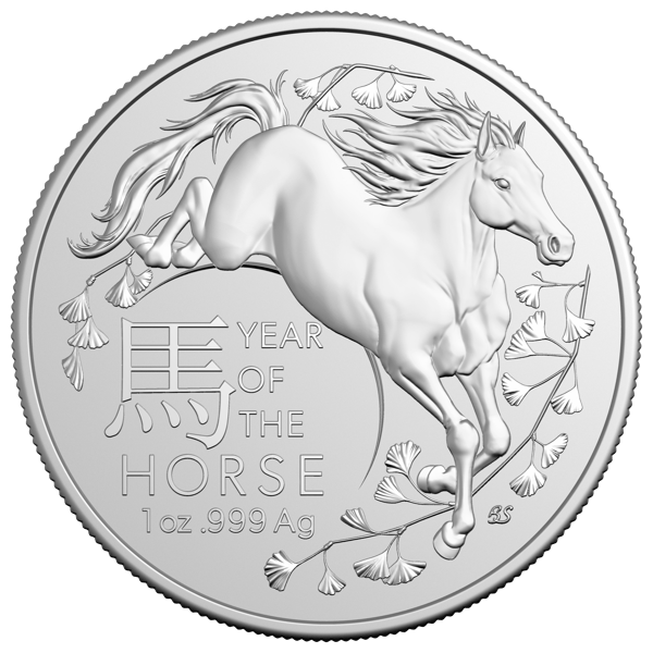 2026 Lunar Year of the Horse 1oz Silver Coin