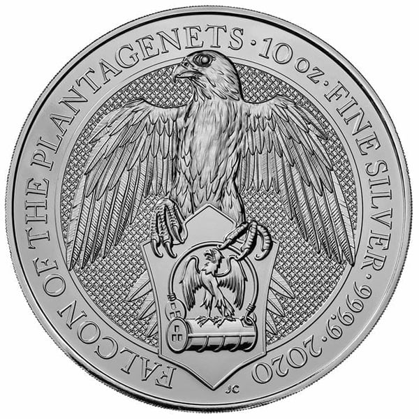 QBFalcon10ozS-2020-the-queens-beasts-the-falcon-of-the-plantagenets-10oz-9999-silver-bullion-coin