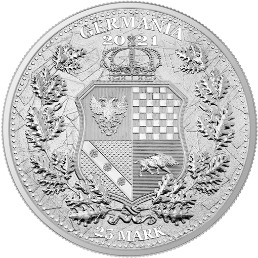 2021 the allegories – austria & germania 5oz. 9999 silver coin