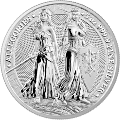 2022 The Allegories – Polonia & Germania 5oz .9999 Silver Bullion Coin