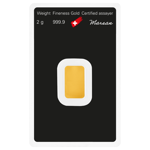 Argor Heraeus 2g Gold Bar