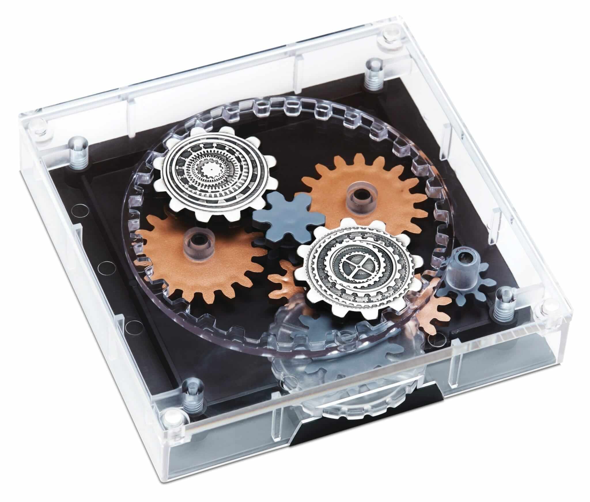 20G06ZAA-2020-industry-in-motion-1oz-9999-silver-gear-shaped-antiqued-two-coin-set