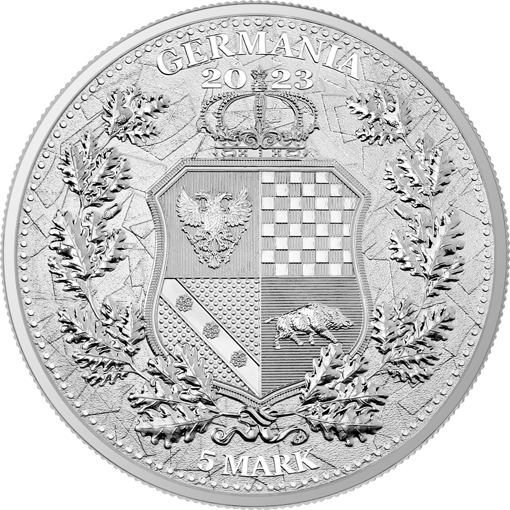 2023 the allegories – galia & germania 1oz silver bullion coin