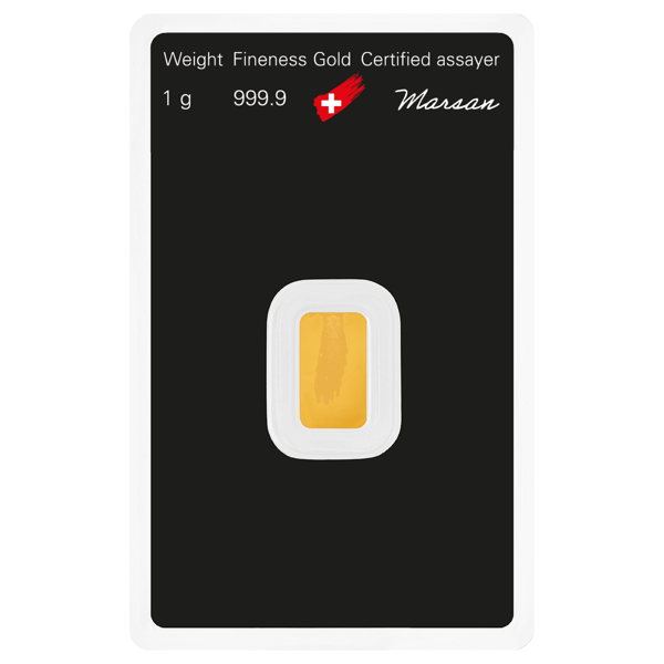 Argor Heraeus 1g Gold Bar