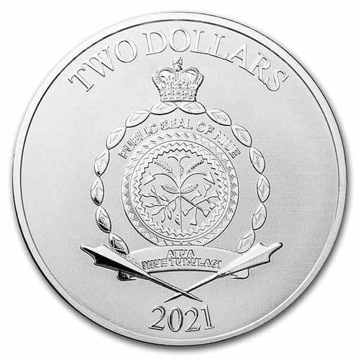 2021 shrek 20th anniversary 1oz. 999 silver colourised coin