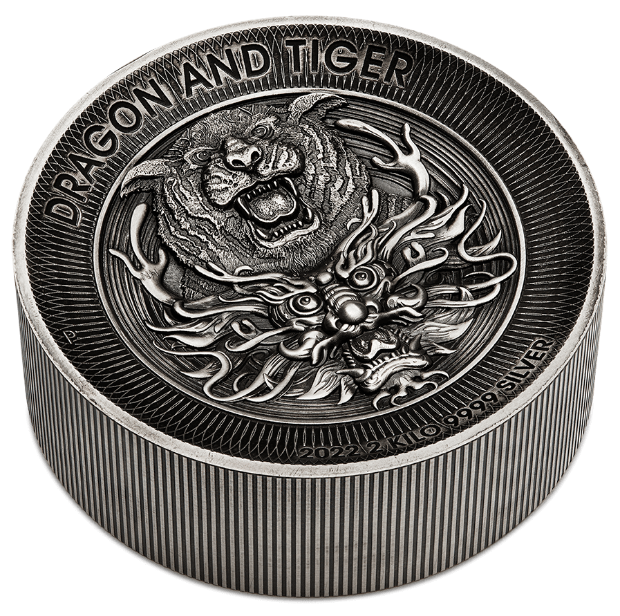 22K90AAA-2022-dragon-and-tiger-2kg-9999-silver-antiqued-high-relief-coin-2-kilo