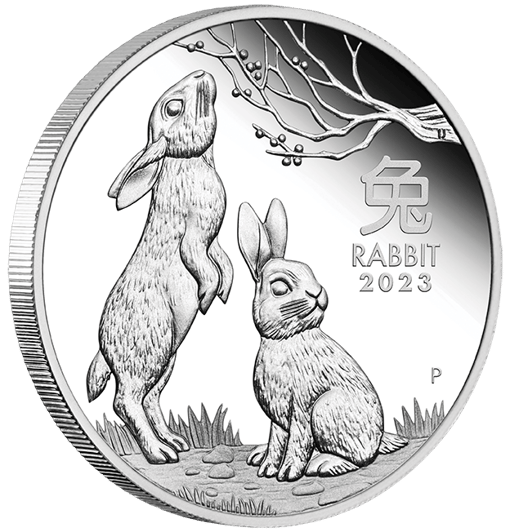2023 year of the rabbit 1/2oz. 9999 silver proof coin – lunar series iii