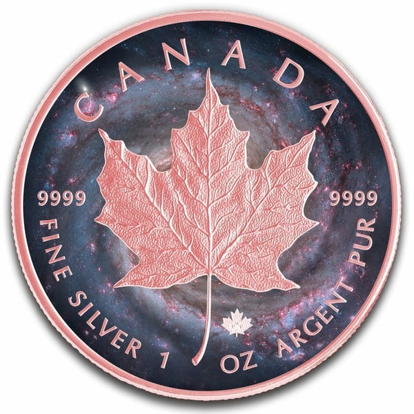2019MILKYWAYMAPLE1OZS-2019-milky-way-maple-leaf-gilded-1oz-9999-silver-coin