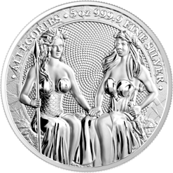 2021 The Allegories – Austria & Germania 5oz .9999 Silver Coin