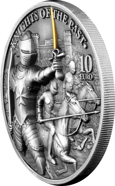 21kotp2ozsac-2021-knights-of-the-past-2oz-antiqued-silver-coin-side-on-standing-up