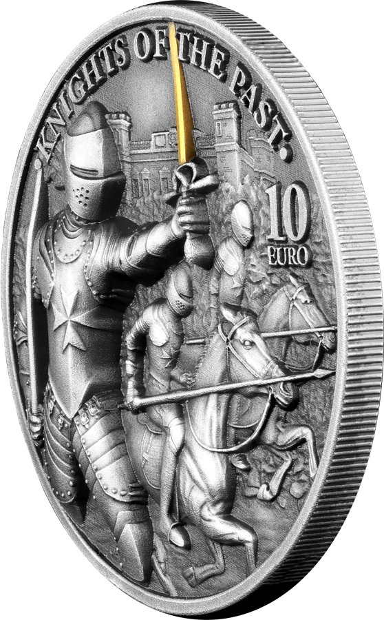 21kotp2ozsac-2021-knights-of-the-past-2oz-antiqued-silver-coin-side-on-standing-up