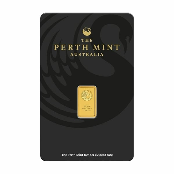 Perth Mint 1g Gold Minted Bar