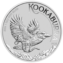 2024 Australian Kookaburra 1kg .9999 Silver Bullion Coin - 1 Kilo