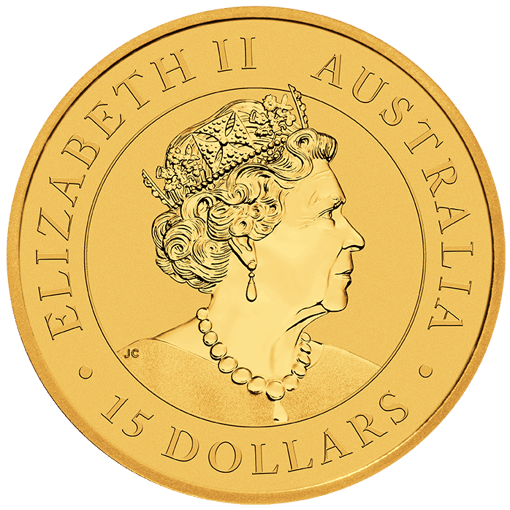 2022 australian kangaroo 1/10oz. 9999 gold bullion coin